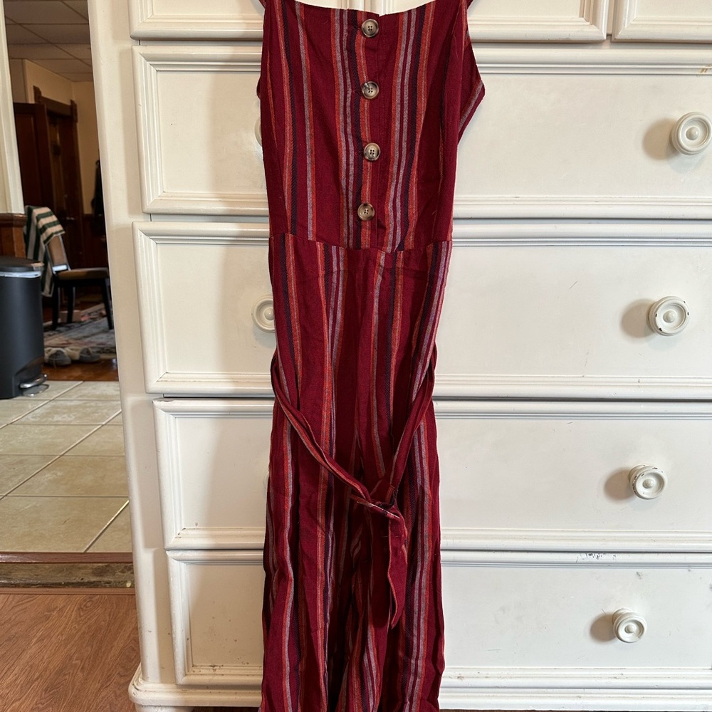One piece romper with pants jumpsuit | indigo Rein Large